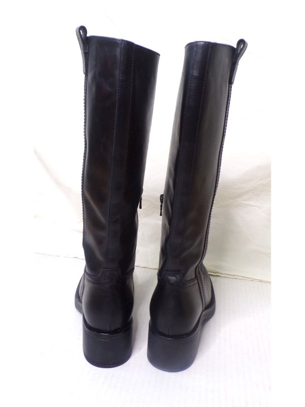 🆕NERO GIARDINI Leather Knee High Moto Boot Black 8 - Picture 5 of 11